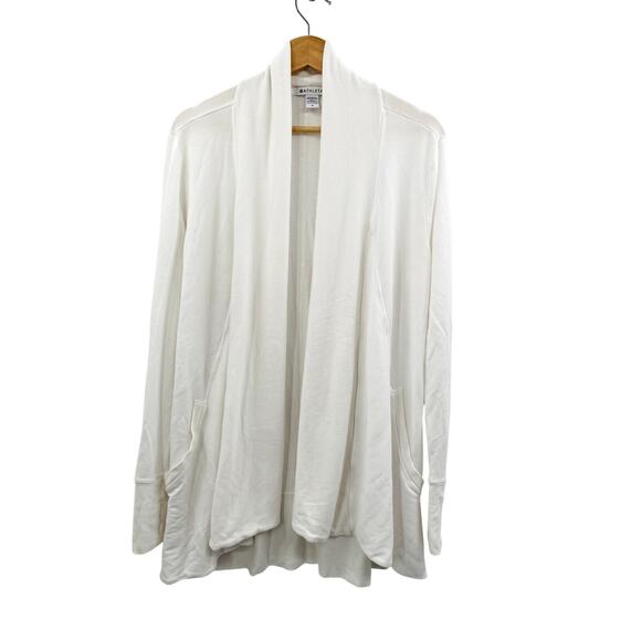 Athleta  M white cardigan Sweater - Picture 1 of 4